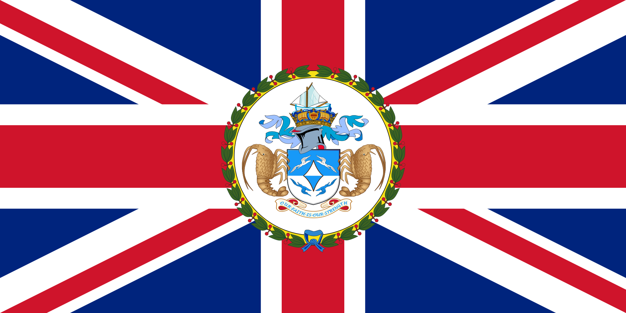 Flag of tristan da cunha