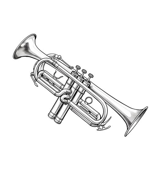Free printable musical instruments coloring pages list