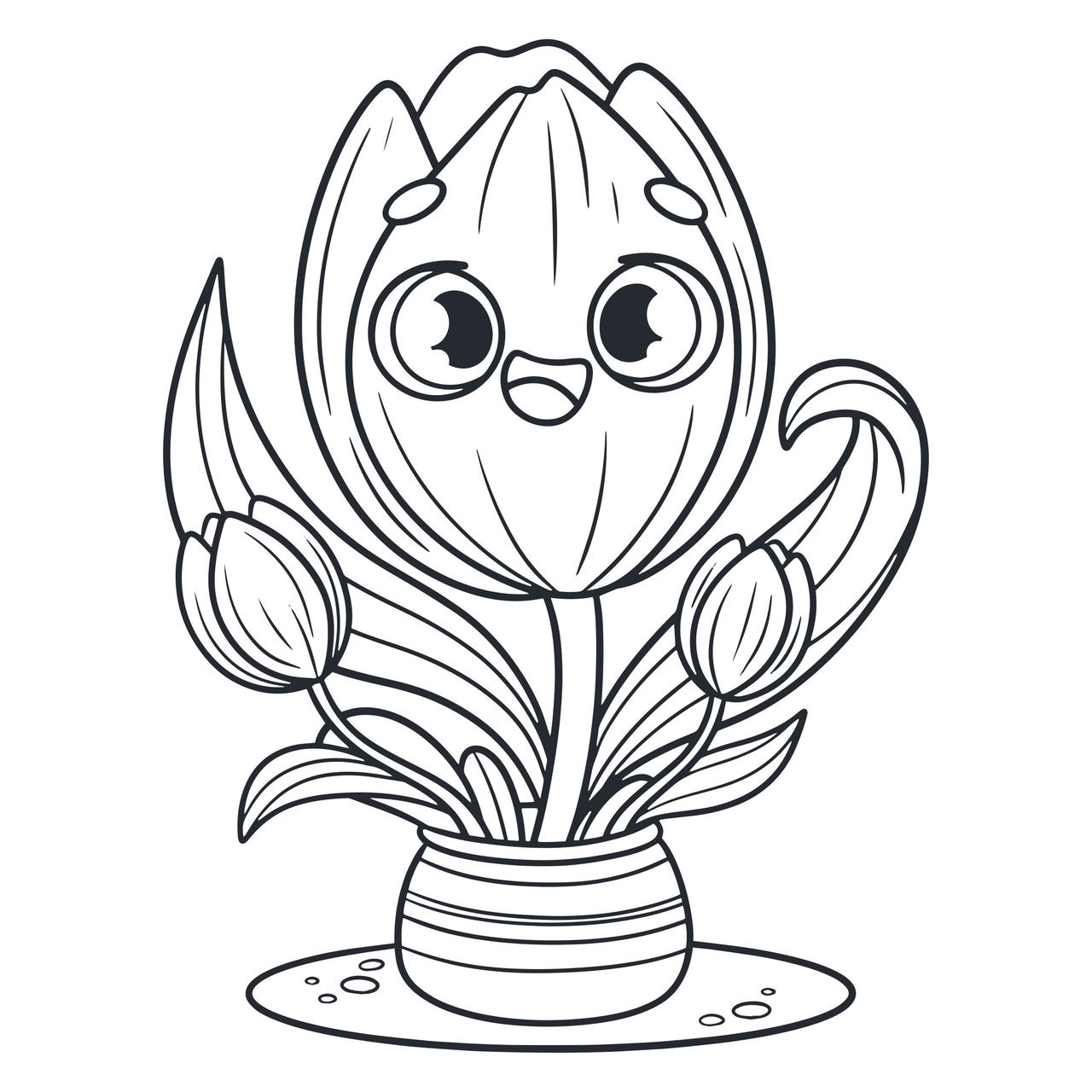 Dancing tulip