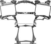 Vintage thanksgiving turkey frame coloring page free printable coloring pages