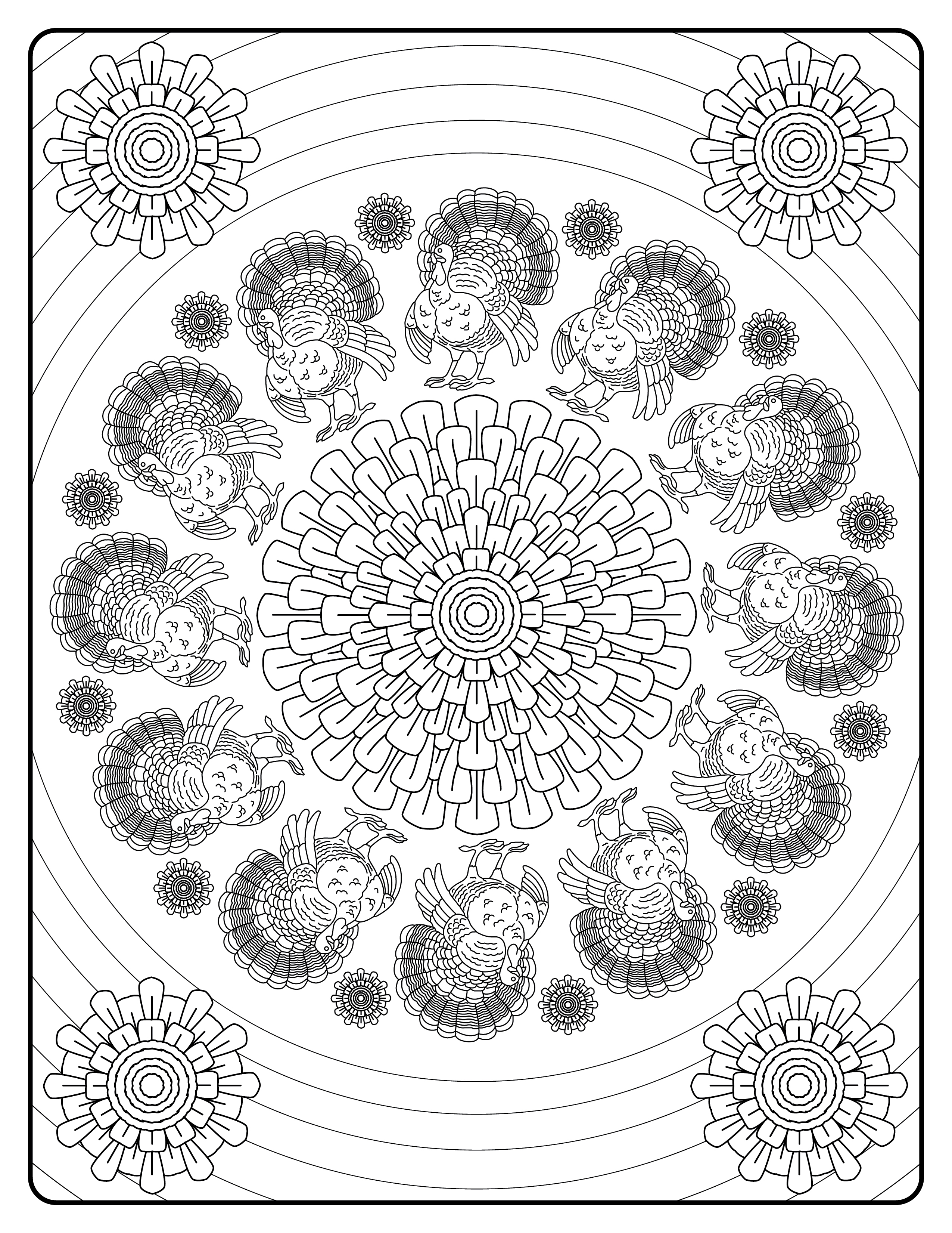 Turkey mandala