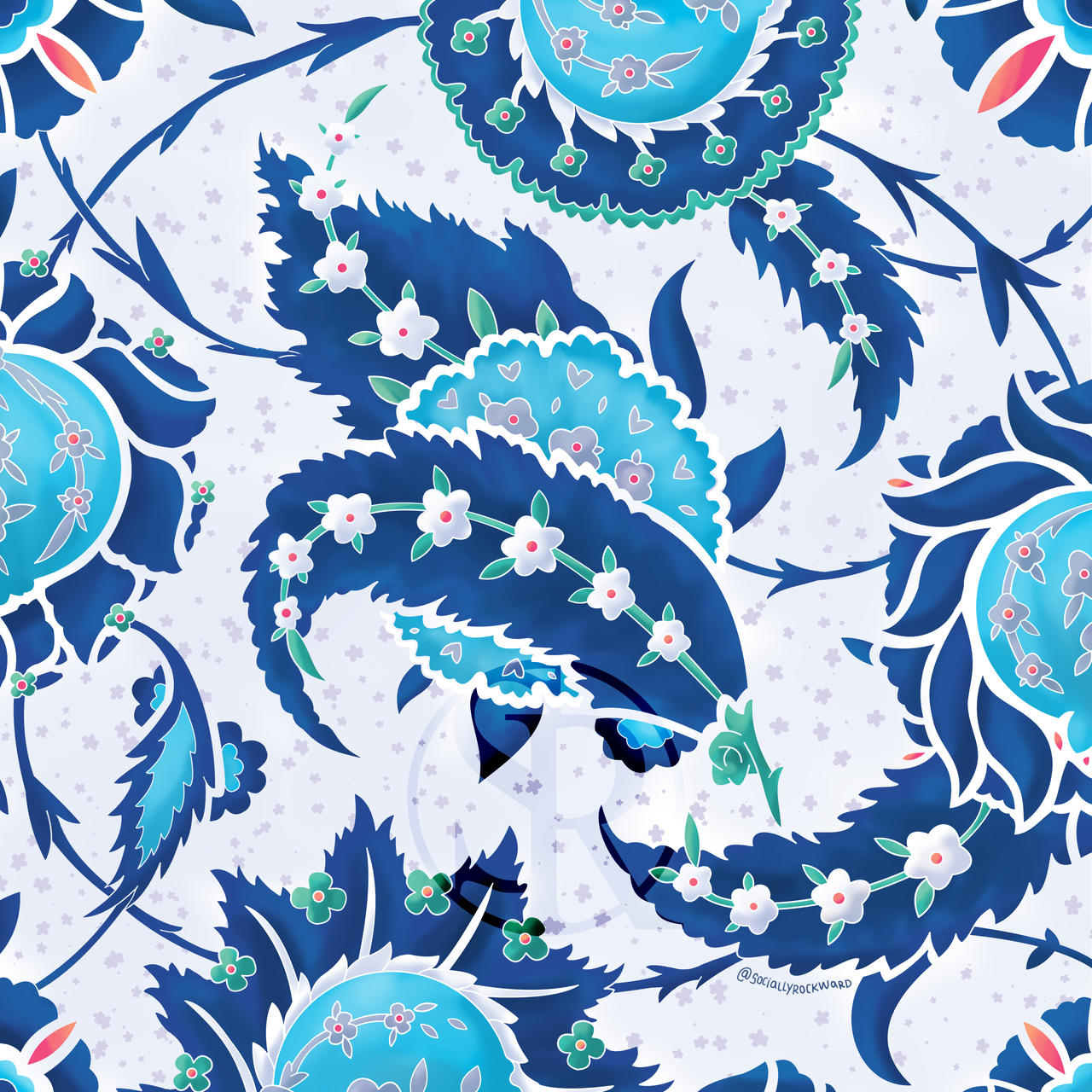 Coloring page turkish tiles by sociallyrockward on