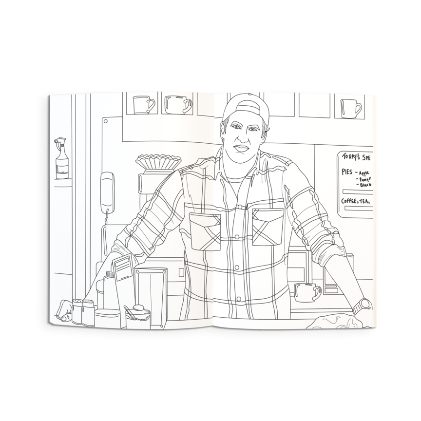 Tv show coloring book â