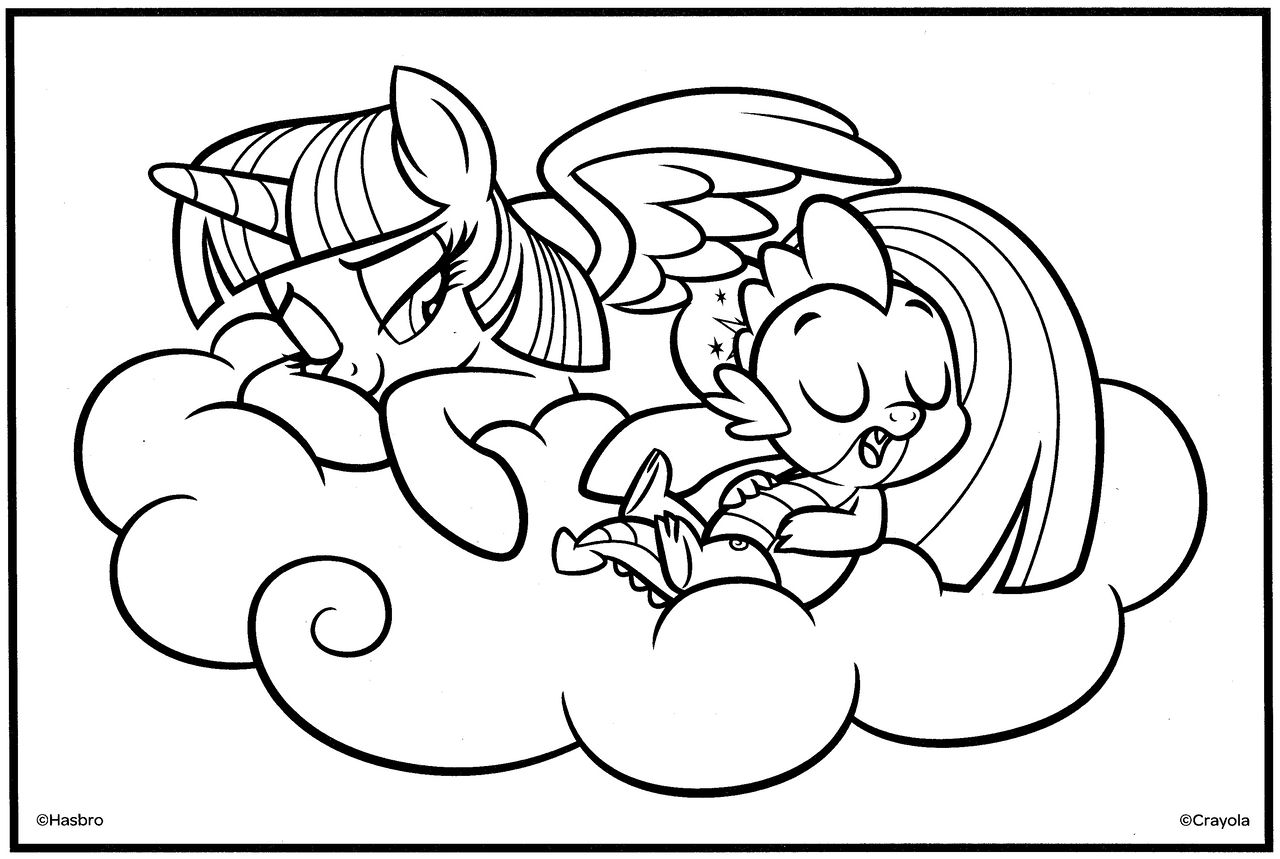 Mlp my little pony coloring page by magnificent