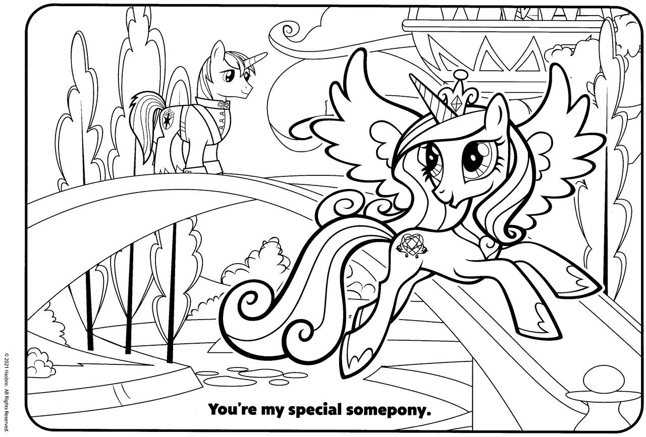 Mlp my little pony coloring page by magnificent