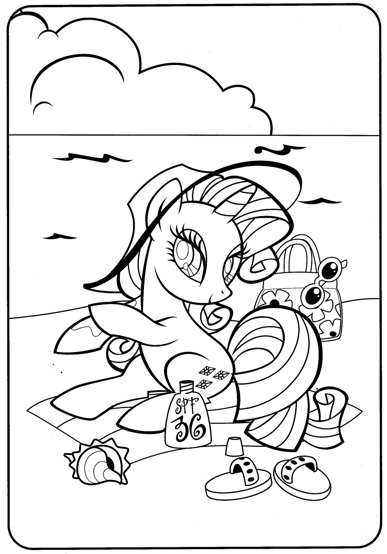 Mlp my little pony coloring page by magnificent