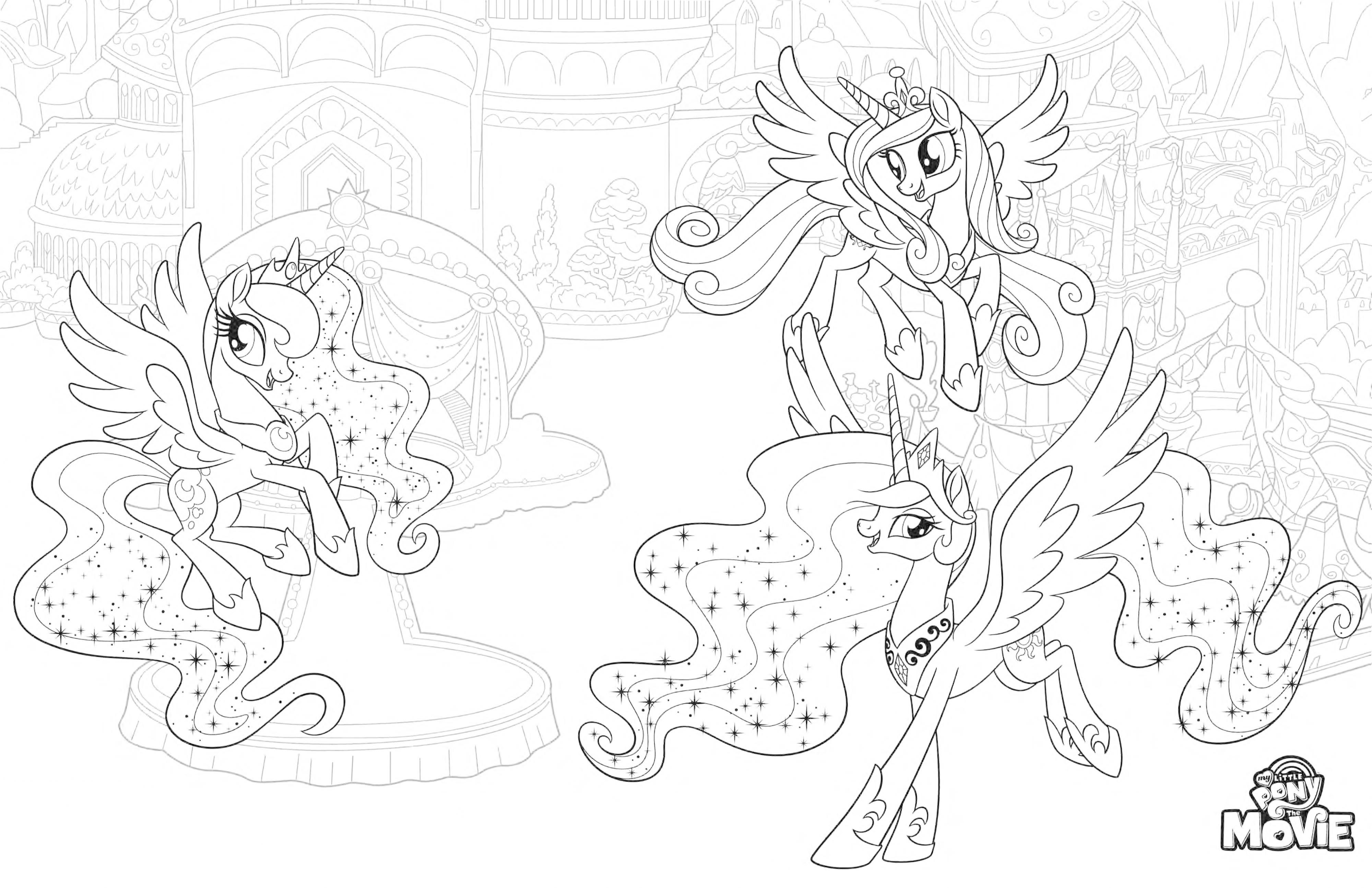 My little pony the movie coloring pages