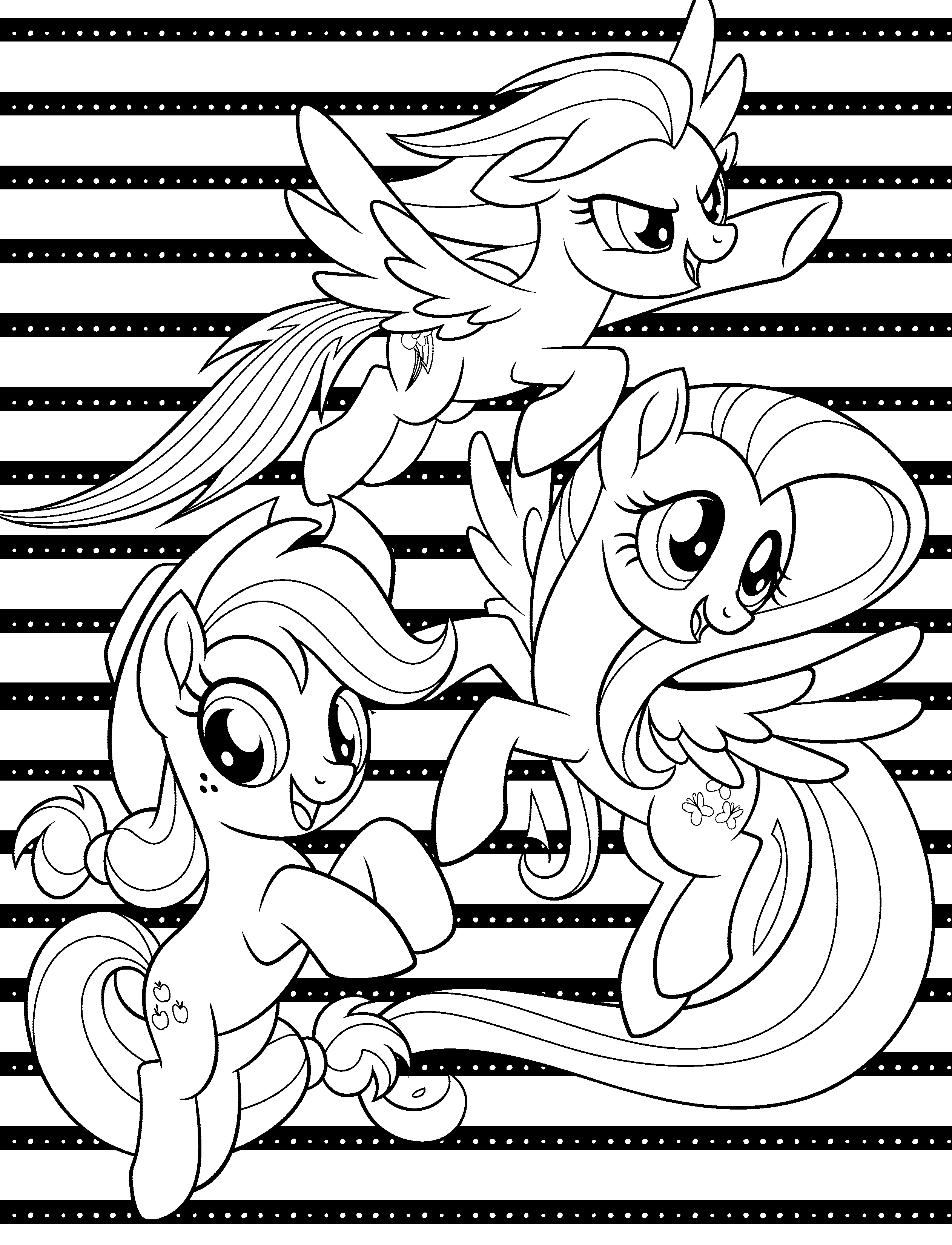My little pony the movie coloring pages