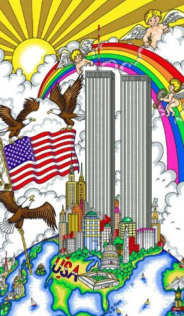 United we stand new york twin towers