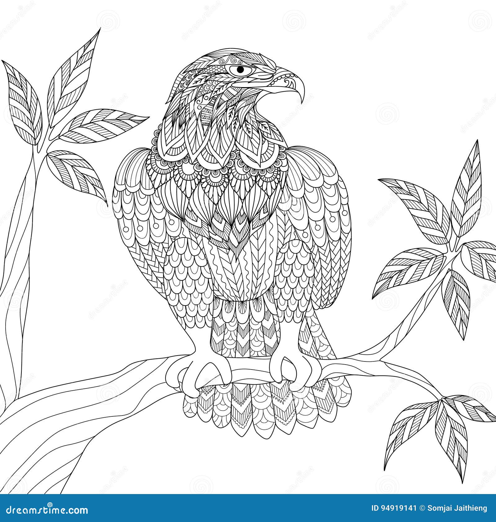 Coloring eagle stock illustrations â coloring eagle stock illustrations vectors clipart