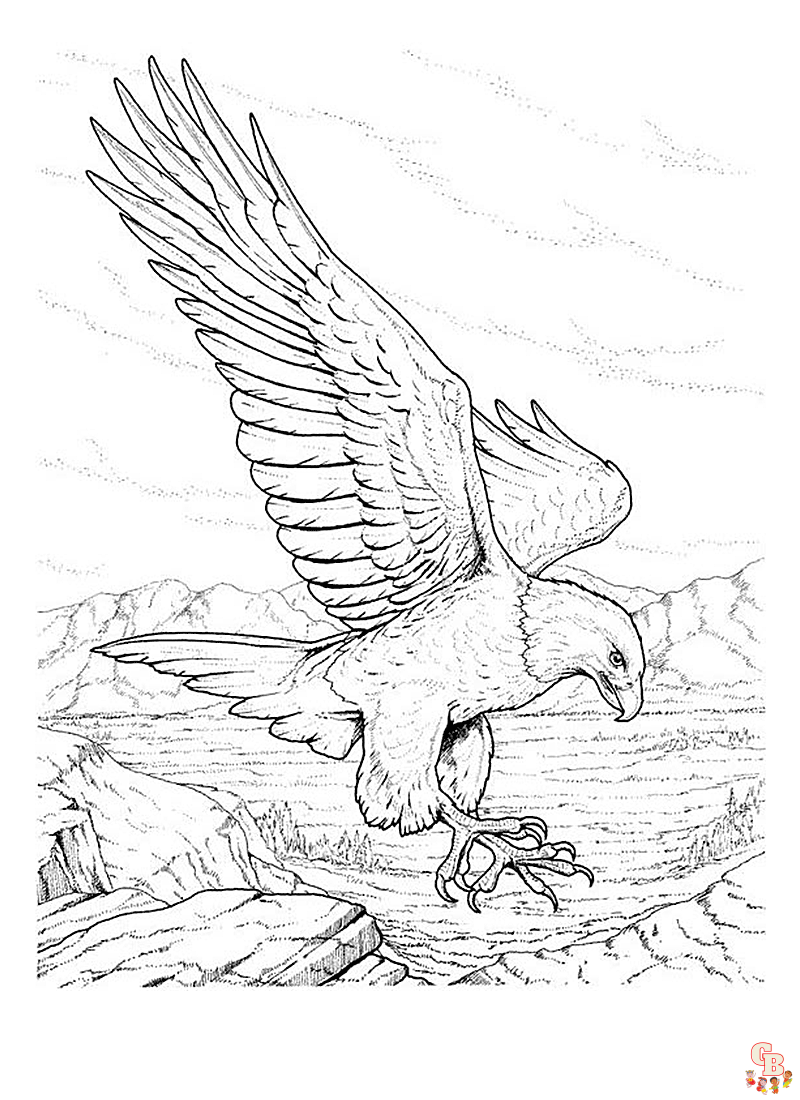Eagle coloring pages