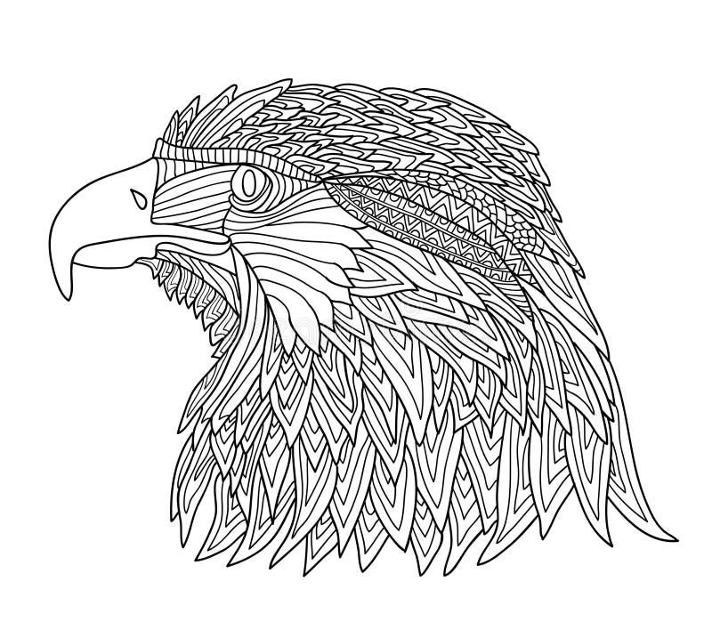 Coloring eagle stock illustrations â coloring eagle stock illustrations vectors clipart