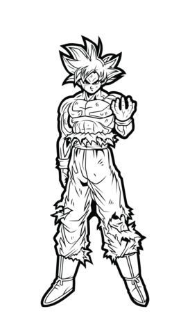 Figpin dragon ball super ultra instinct goku sdcc exclusive â pins on fire