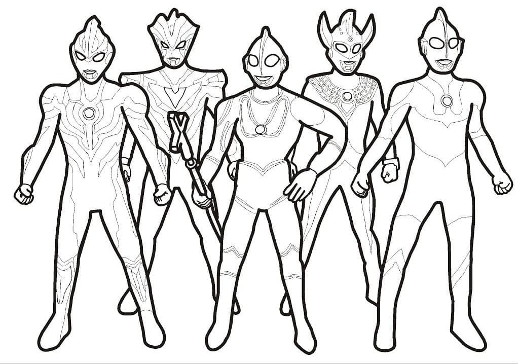 Ultraman coloring pages by coloringpageswk on