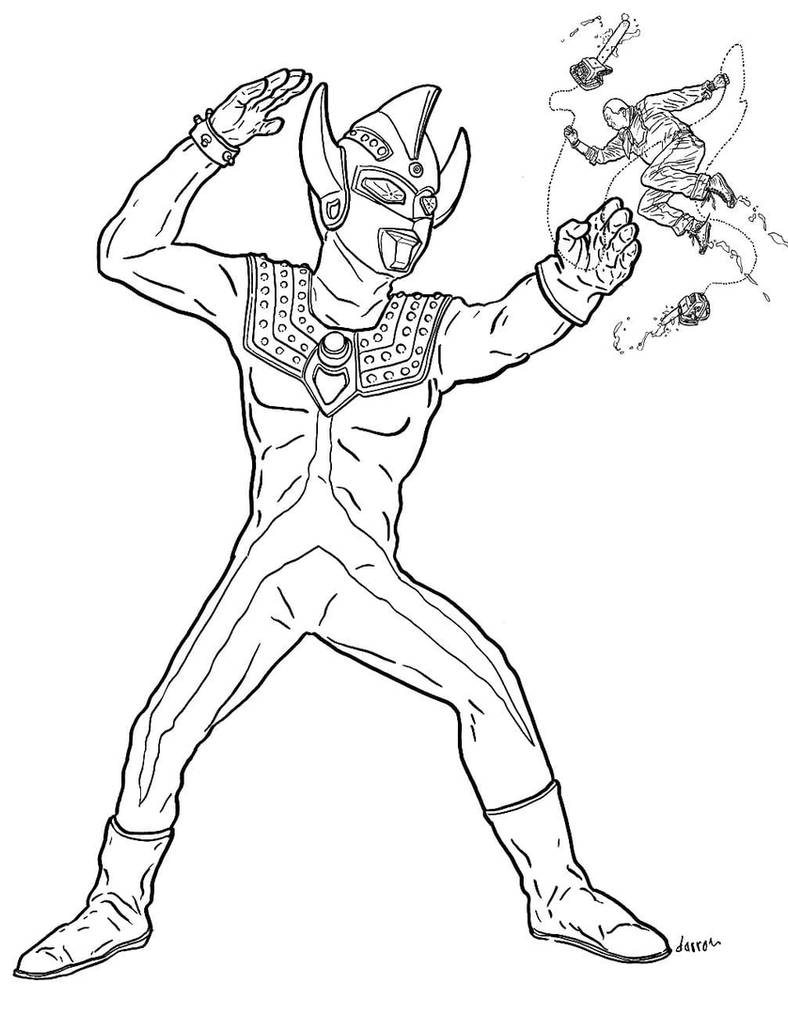 Ultraman coloring pages by coloringpageswk on