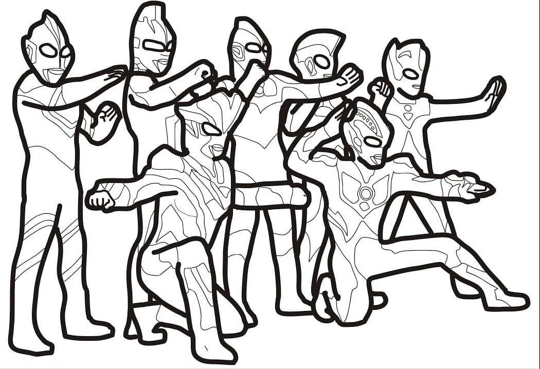 Ultraman coloring pages by coloringpageswk on