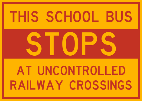 Railway signs â page â western safety sign