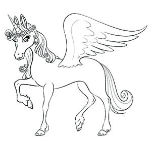 Billie magical unicorn coloring pages kids and adults â