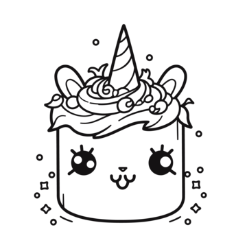 Unicorn cake png vector psd and clipart with transparent background for free download
