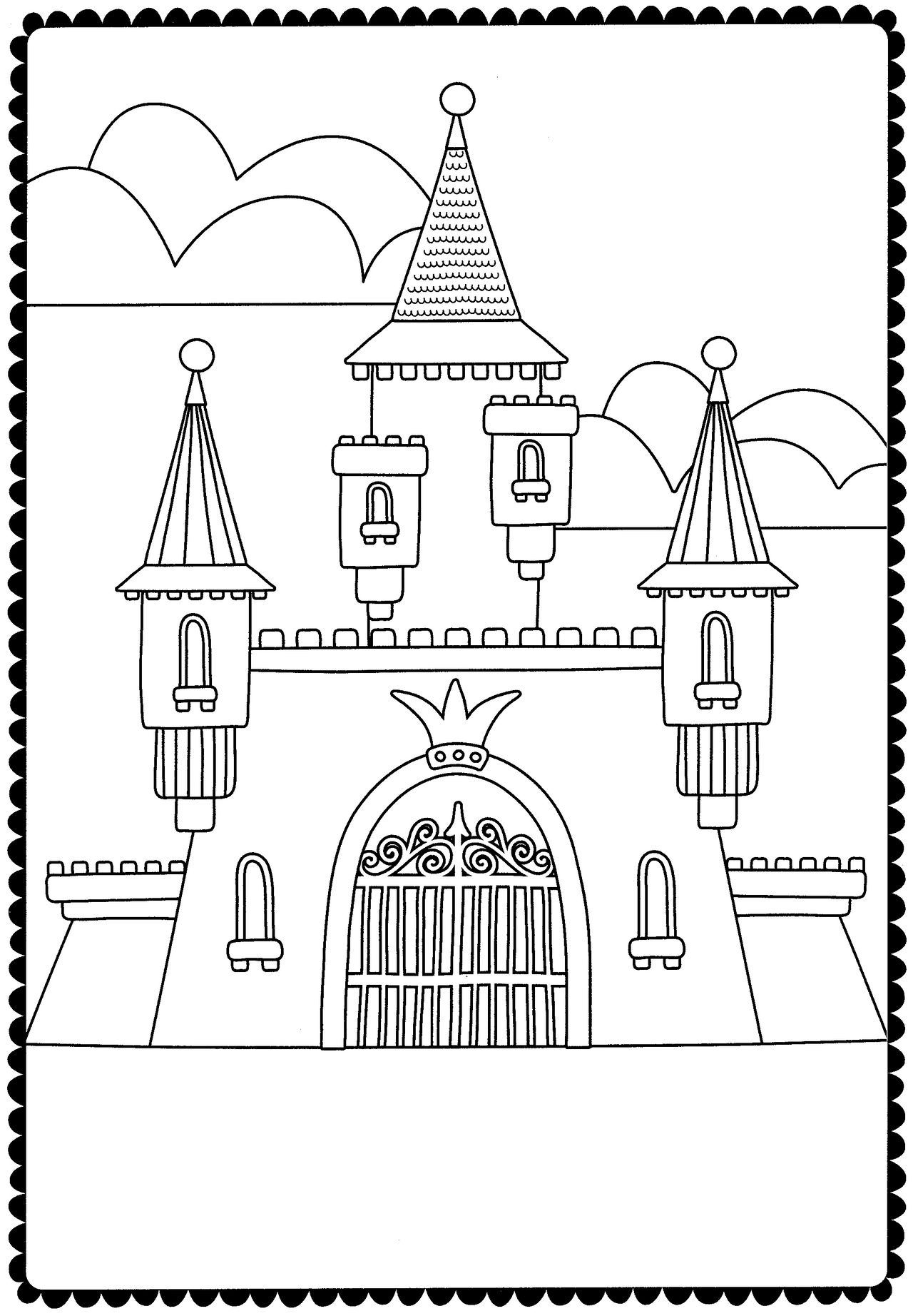 Unicorn coloring page by magnificent