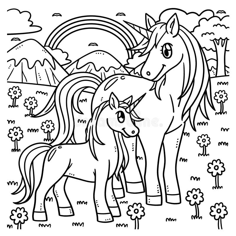Mother unicorn stock illustrations â mother unicorn stock illustrations vectors clipart