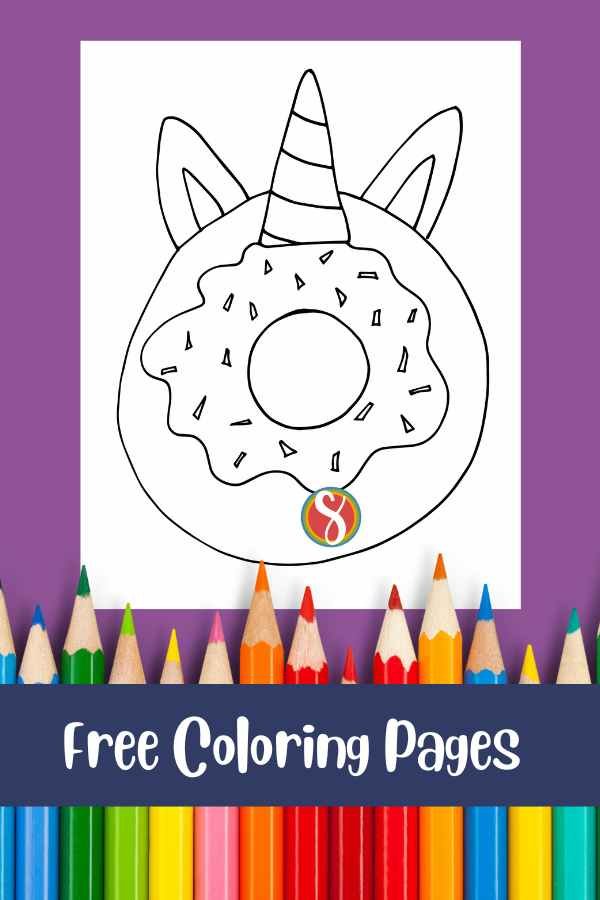Free unicorn coloring pages â stevie doodles