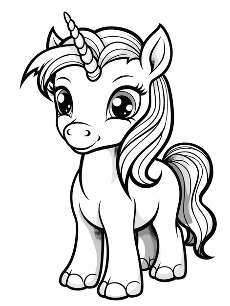 Page printable unicorn coloring pages pictures