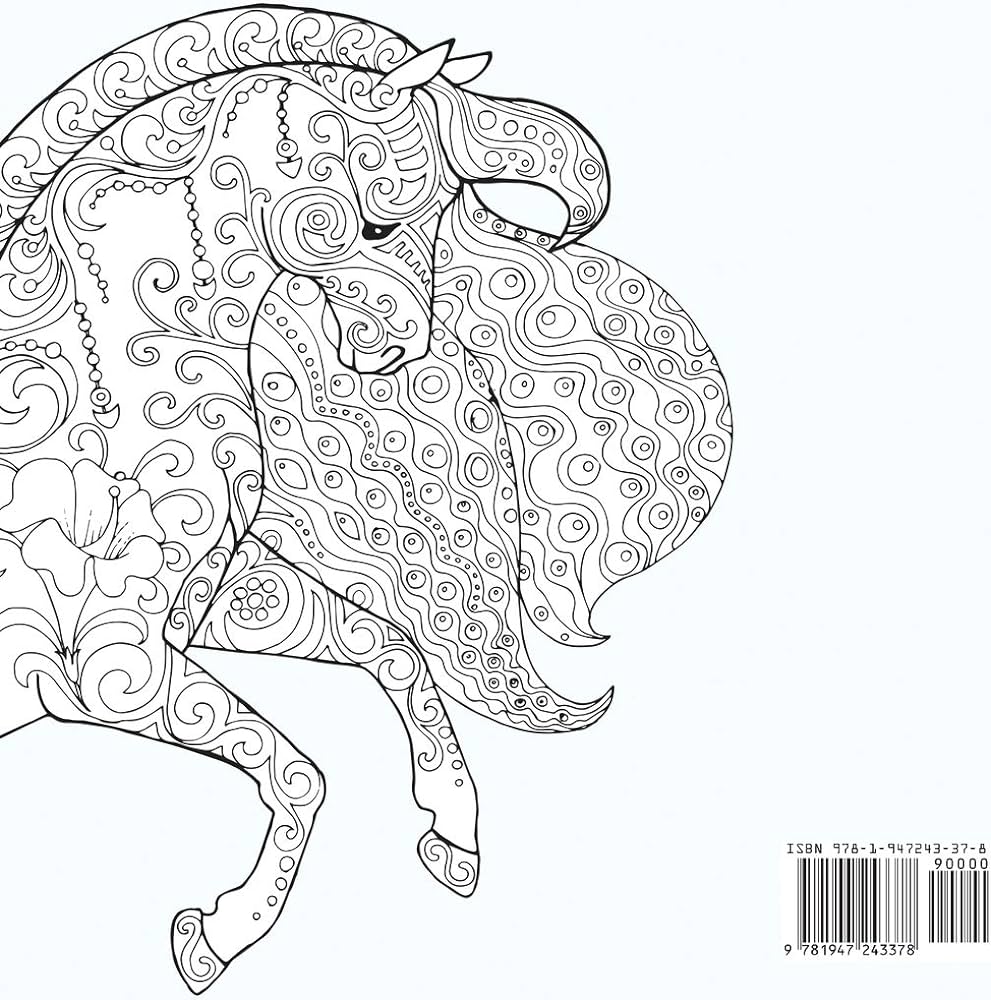 Unicorn coloring book creative coloring books