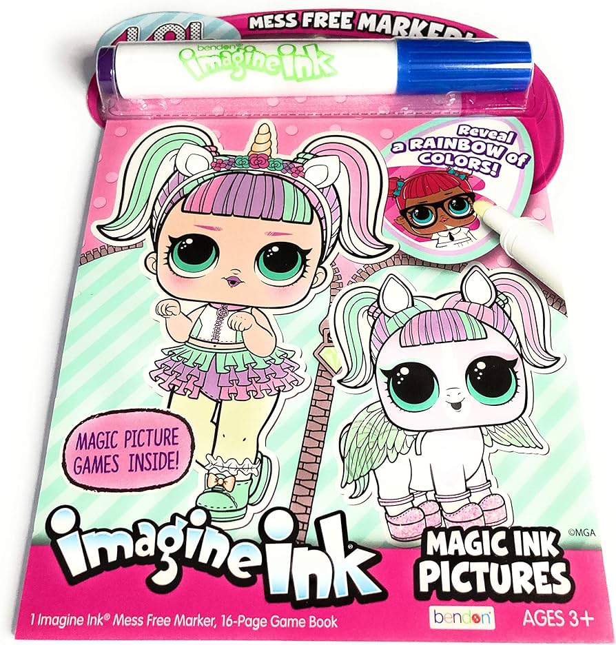 Lol surprise imagine ink magic ink pictures bendon books