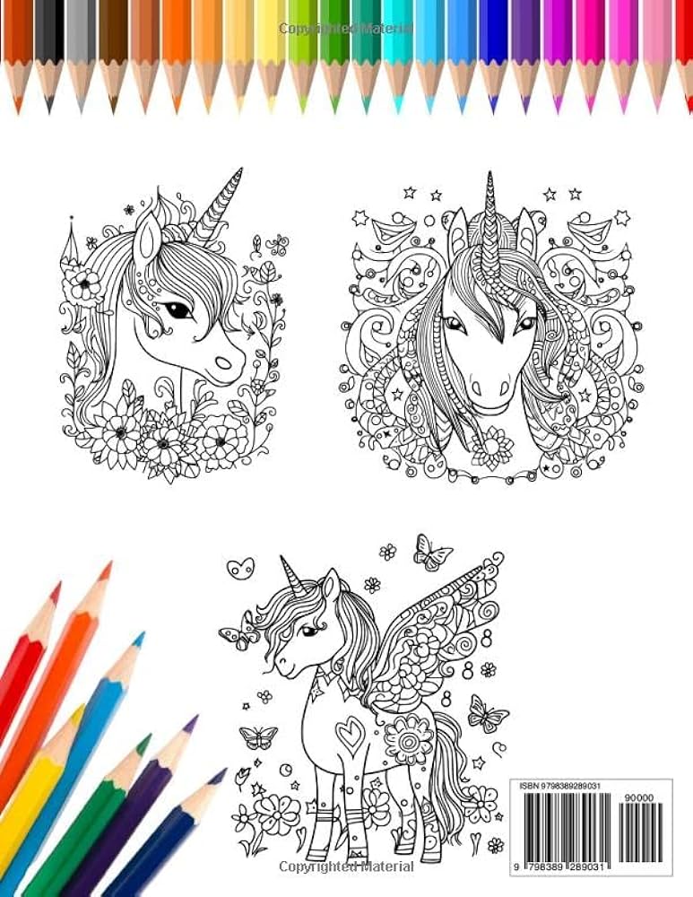 Unicorn mandalas