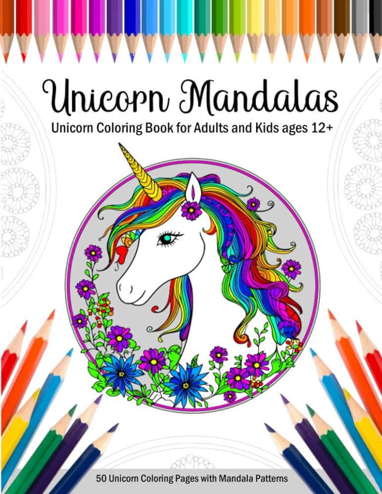 Unicorn mandalas