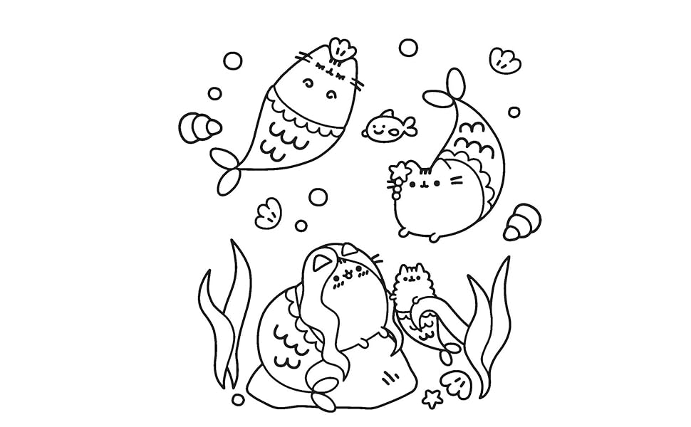 Pusheen coloring book by belton claire