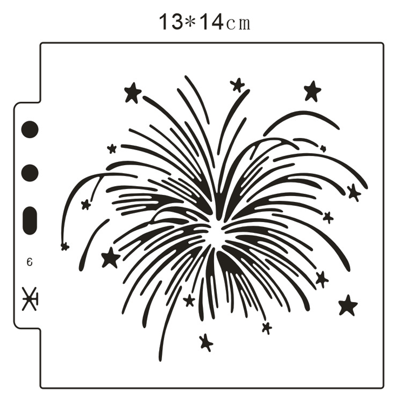 Pc unicorn tencil painting template voor tencil for wall diy crapbooking coloring emboing upplie platic reuable