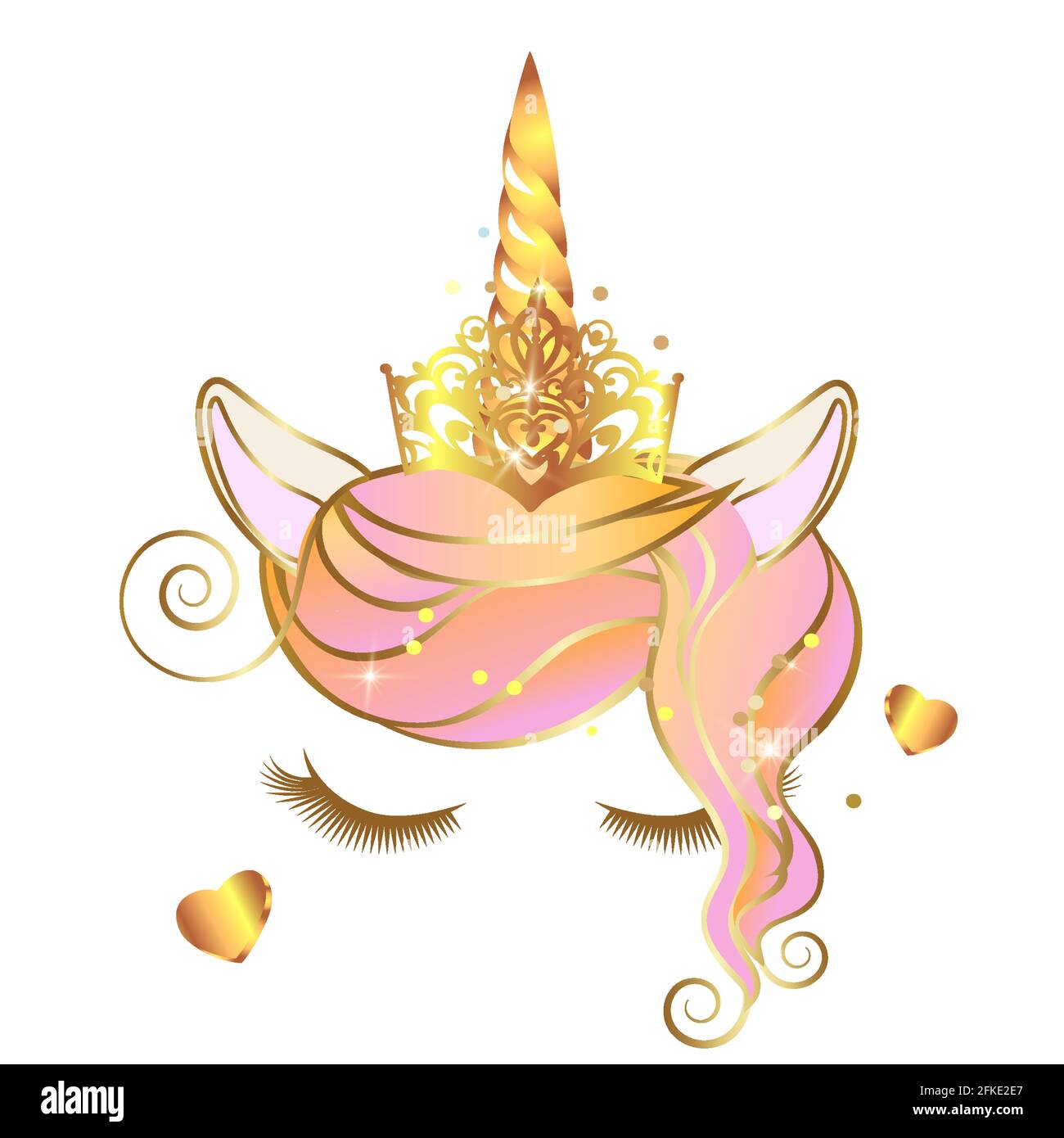 Unicorn face hi
