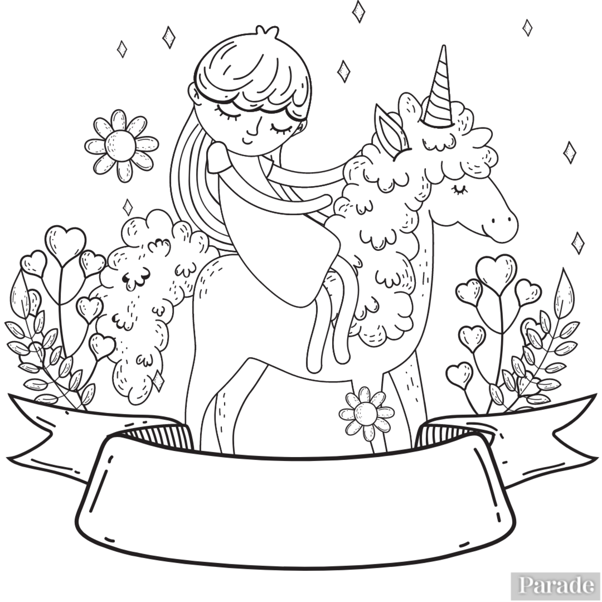 Unicorn coloring pages free printable sheets for kids