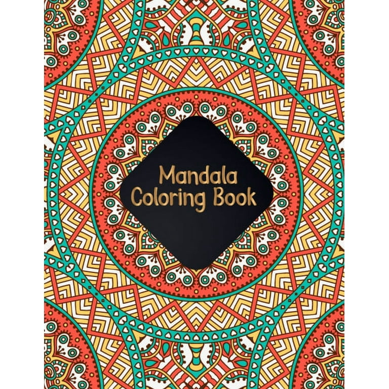 Mandala coloring book coloring most beautiful and creative designs mandalas for adults relaxation