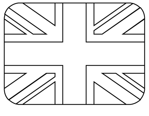 Flag of united kingdom emoji coloring page free printable coloring pages