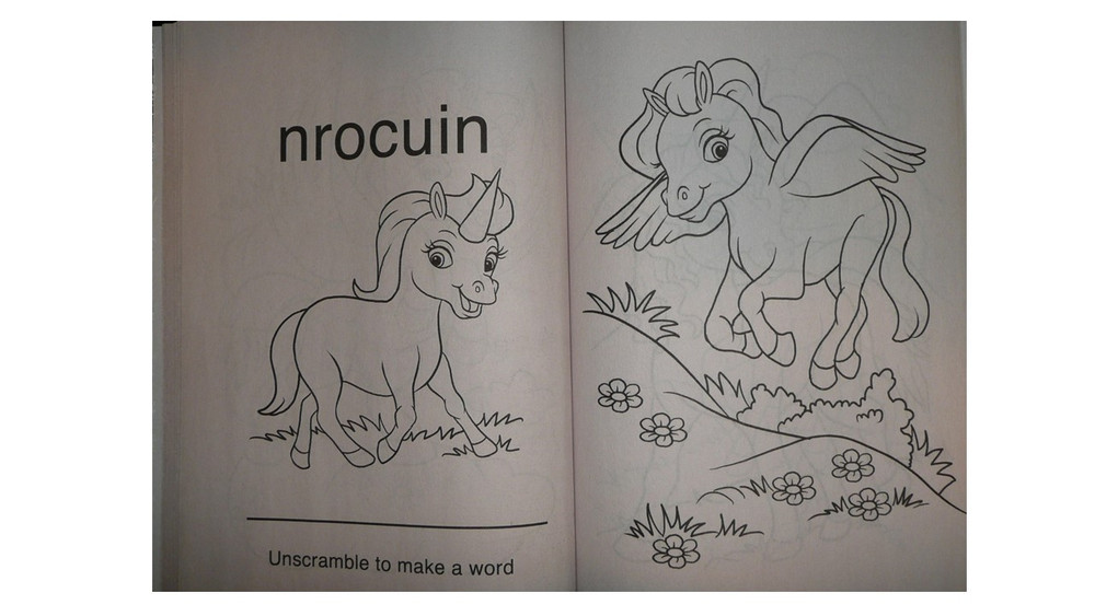 Unicorn coloring books fantasy land for kids