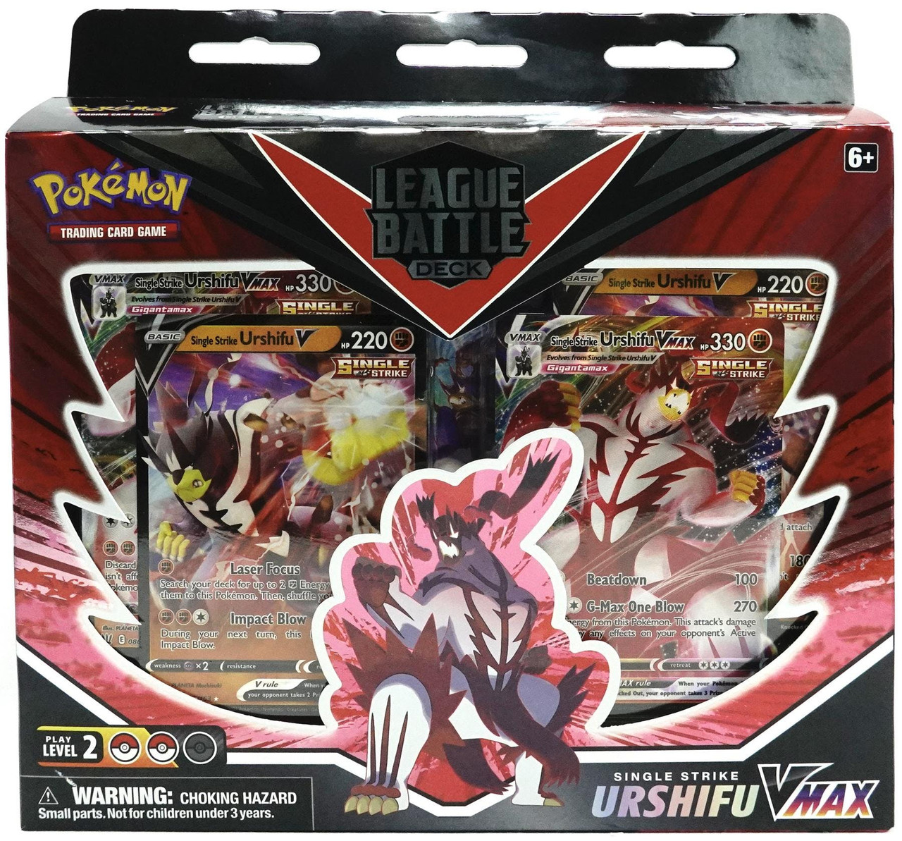 Pokemon singlerapid strike urshifu vmax league battle deck