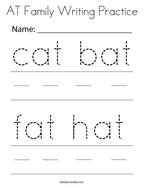 At words coloring pages