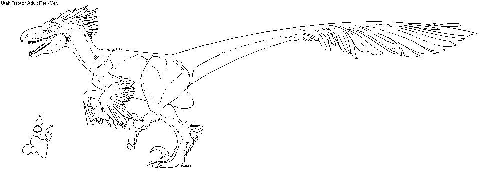 Utah raptor by viant