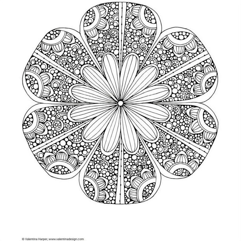 Creative coloring mandalas