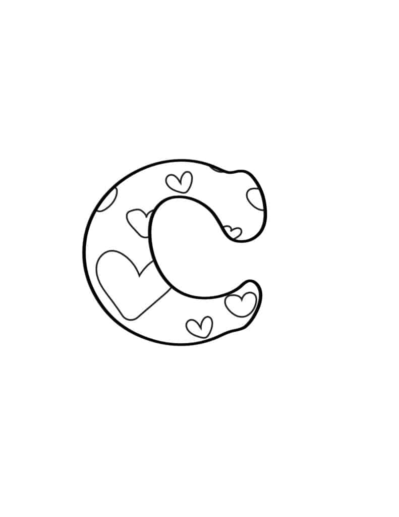 Free printable valentine bubble letters bubble letters alphabet