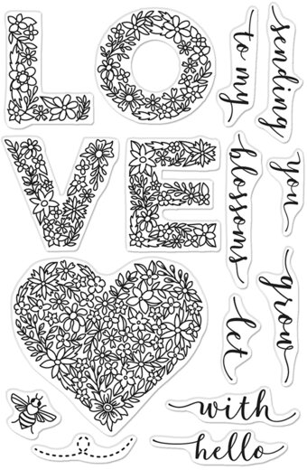 Hero arts floral love