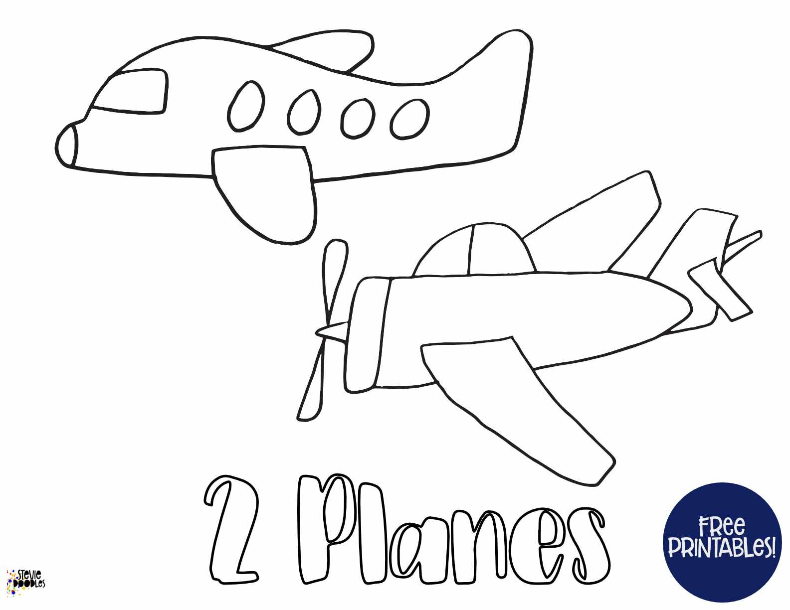 Preschool numbers coloring