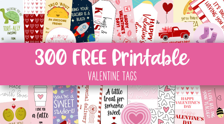 Valentine tags