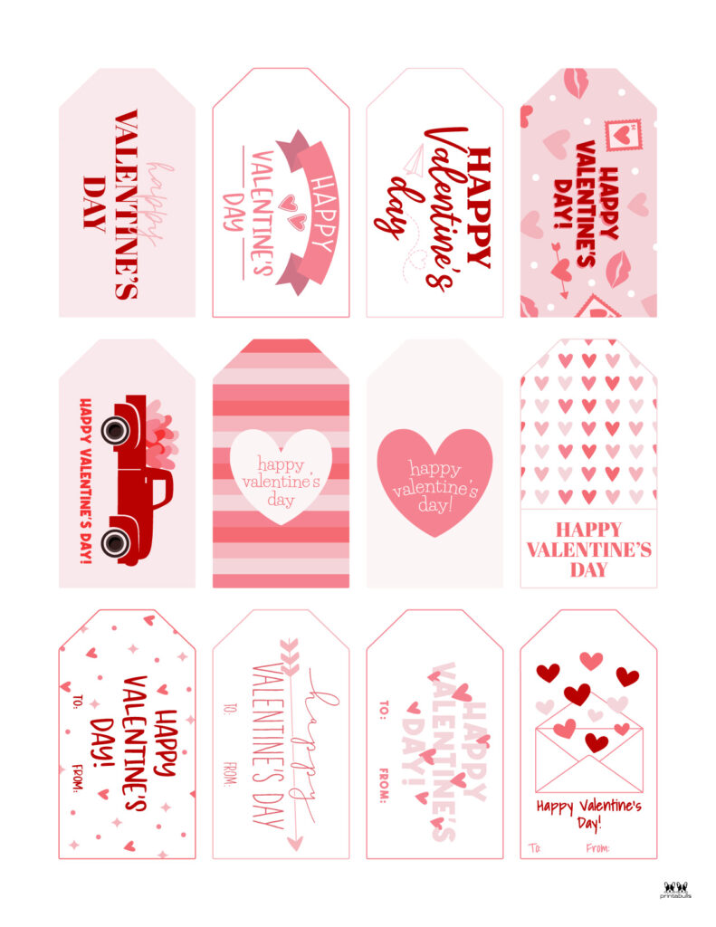 Valentine tags
