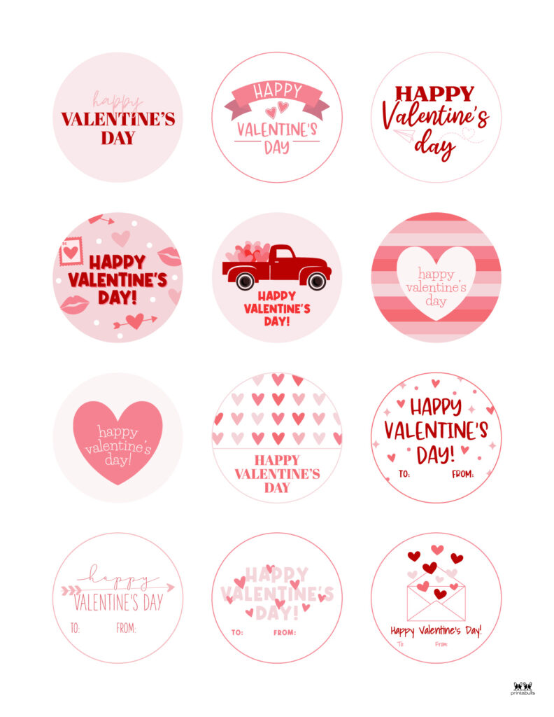 Valentine tags