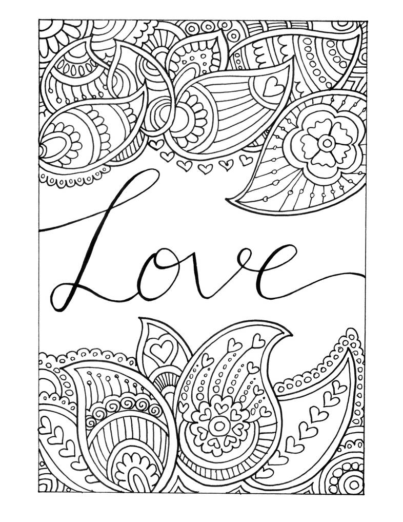 Valentines day coloring pages by coloringpageswk on