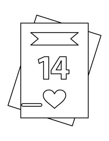 Ausmalbild valentinstag februar karte ausmalbilder kostenlos zum ausdrucken